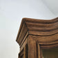 VINTAGE VITRINE Massiv Schrank Kommode Barock Stil Aufsatzschrank