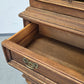 VINTAGE VITRINE Massiv Schrank Kommode Barock Stil Aufsatzschrank