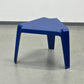 BOFINGER BEISTELLTISCH Helmut Bätzner Hocker GFK Space Age 70er Vintage Blau
