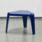 BOFINGER BEISTELLTISCH Helmut Bätzner Hocker GFK Space Age 70er Vintage Blau