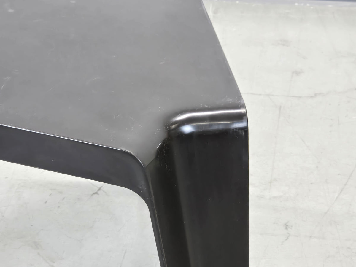 BOFINGER BEISTELLTISCH Helmut Bätzner Hocker GFK Space Age 70er Vintage Blau