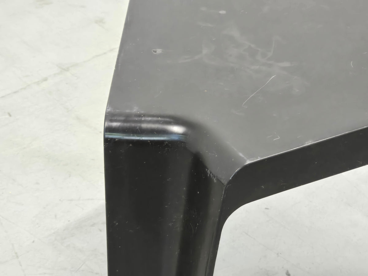 BOFINGER BEISTELLTISCH Helmut Bätzner Hocker GFK Space Age 70er Vintage Blau