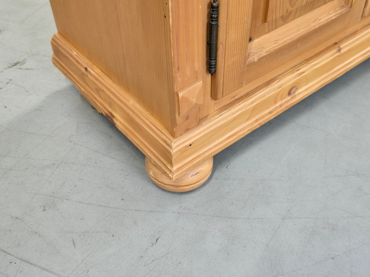 MASSIVHOLZ SCHRANK Kiefer Kommode Vertiko Landhaus Vintage Antik