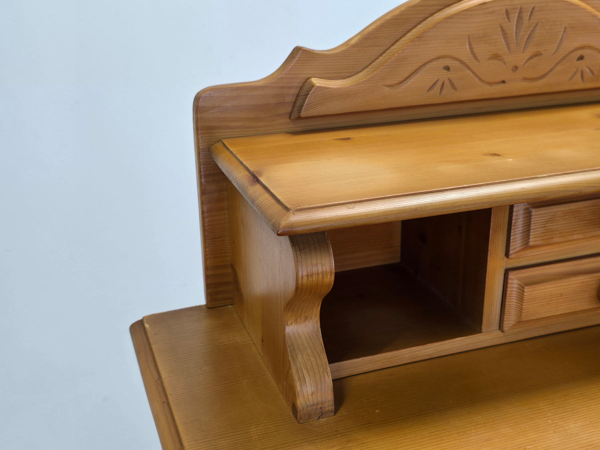 MASSIVHOLZ SCHRANK Kiefer Kommode Vertiko Landhaus Vintage Antik