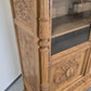 VITRINESCHRANK EICHE Antik Bibliothek Schrank Gründerzeit Vitrine