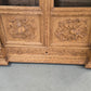 VITRINESCHRANK EICHE Antik Bibliothek Schrank Gründerzeit Vitrine