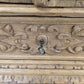 VITRINESCHRANK EICHE Antik Bibliothek Schrank Gründerzeit Vitrine