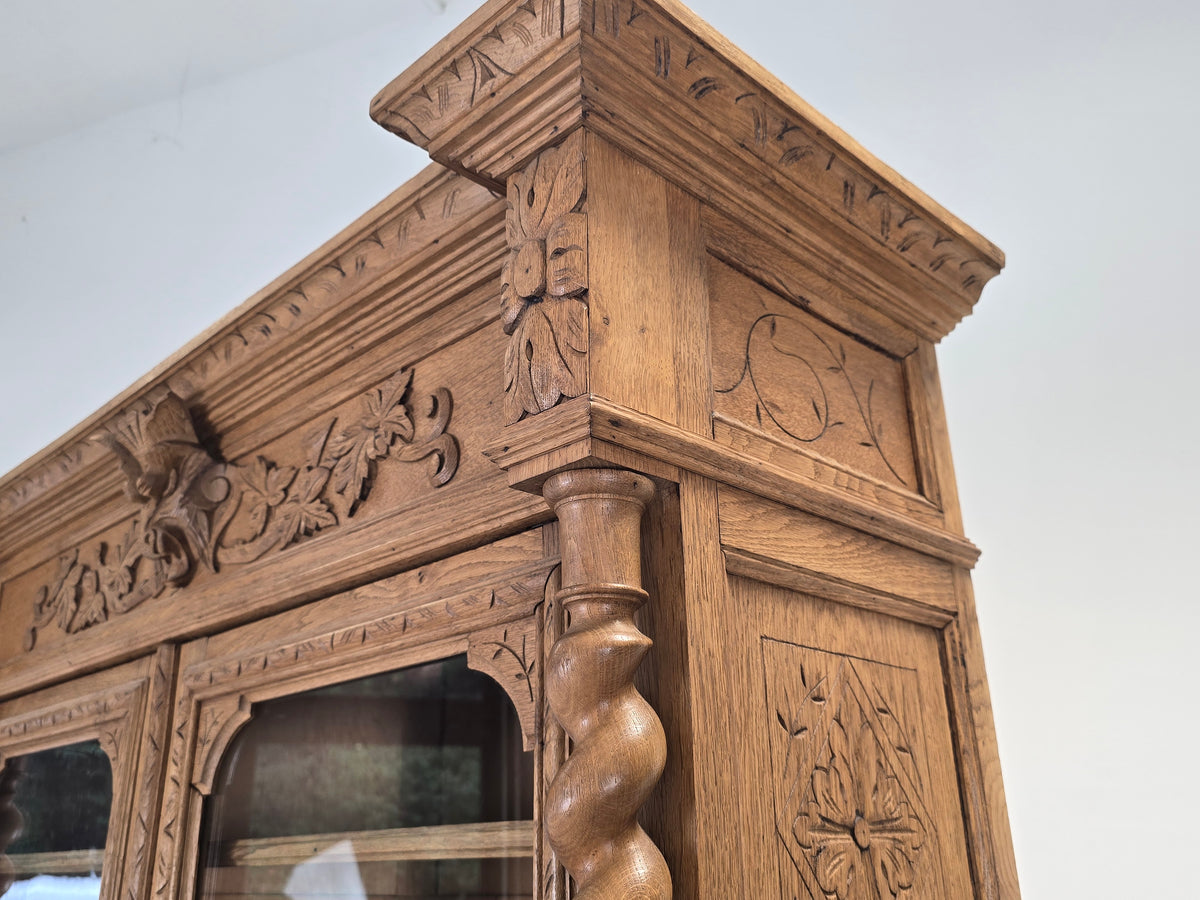 HENRI II BUFFET Antik Eiche Massiv Schrank Gründerzeit Jagdschrank