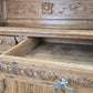 HENRI II BUFFET Antik Eiche Massiv Schrank Gründerzeit Jagdschrank
