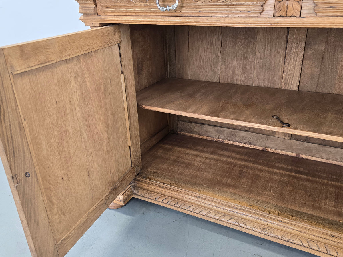 HENRI II BUFFET Antik Eiche Massiv Schrank Gründerzeit Jagdschrank