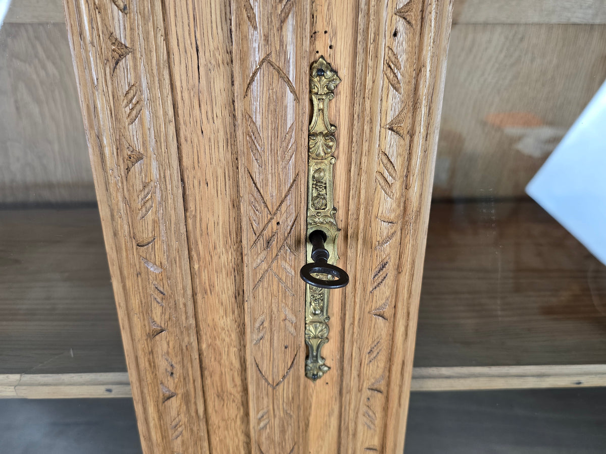 HENRI II BUFFET Antik Eiche Massiv Schrank Gründerzeit Jagdschrank
