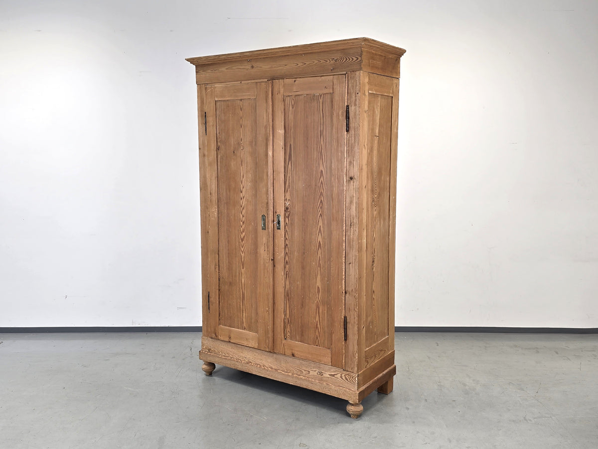 BAUERNSCHRANK WEICHHOLZ Antik Dielenschrank Schrank Biedermeier Kiefer