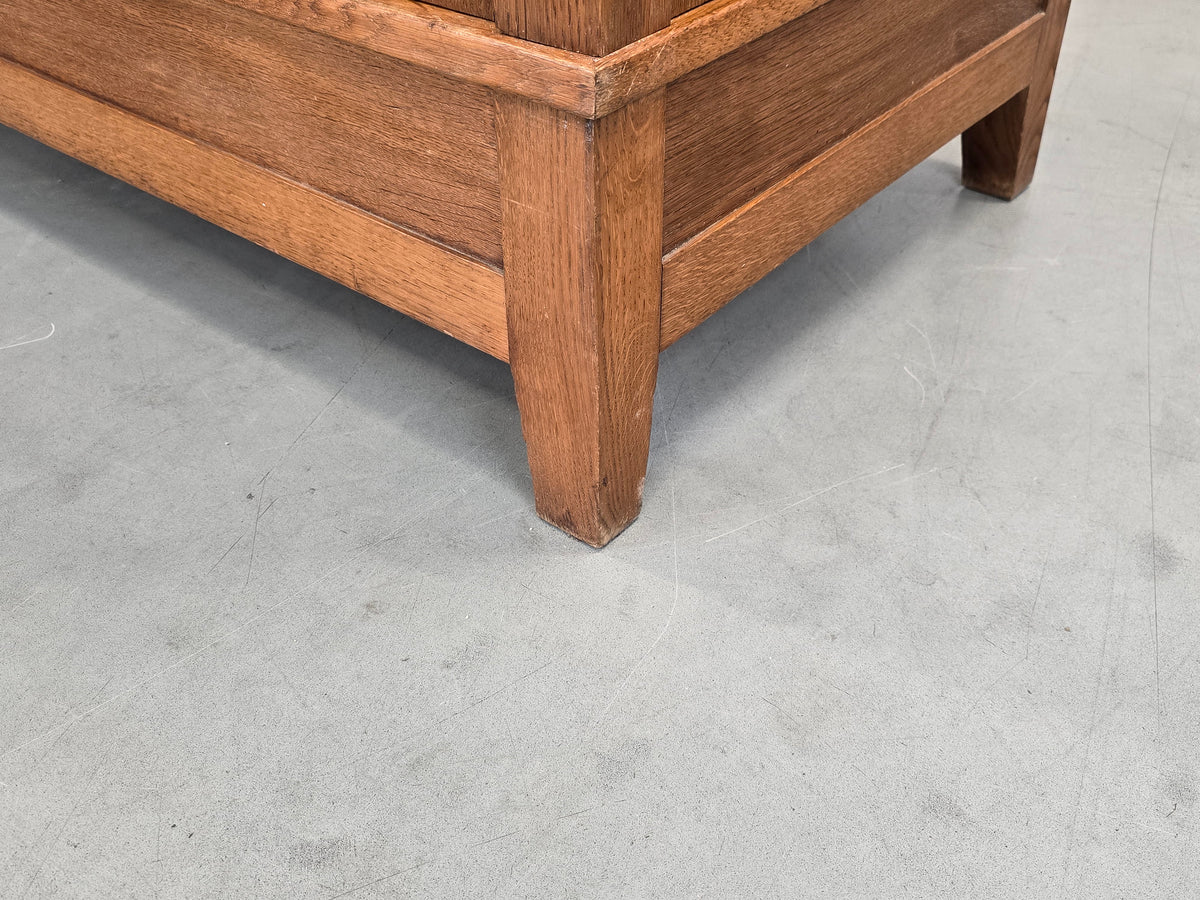 KLEIDERSCHRANK EICHE Massiv Schrank Dielenschrank Antik Holz Vintage