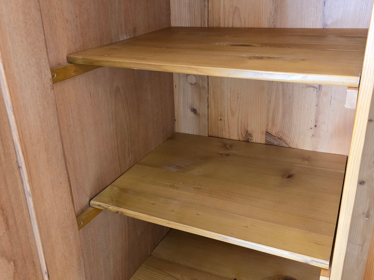 KLEIDERSCHRANK EICHE Massiv Schrank Dielenschrank Antik Holz Vintage