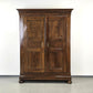ANTIKER BAROCKSCHRANK Nussbaum Schrank Dielenschrank Kasten Biedermeier