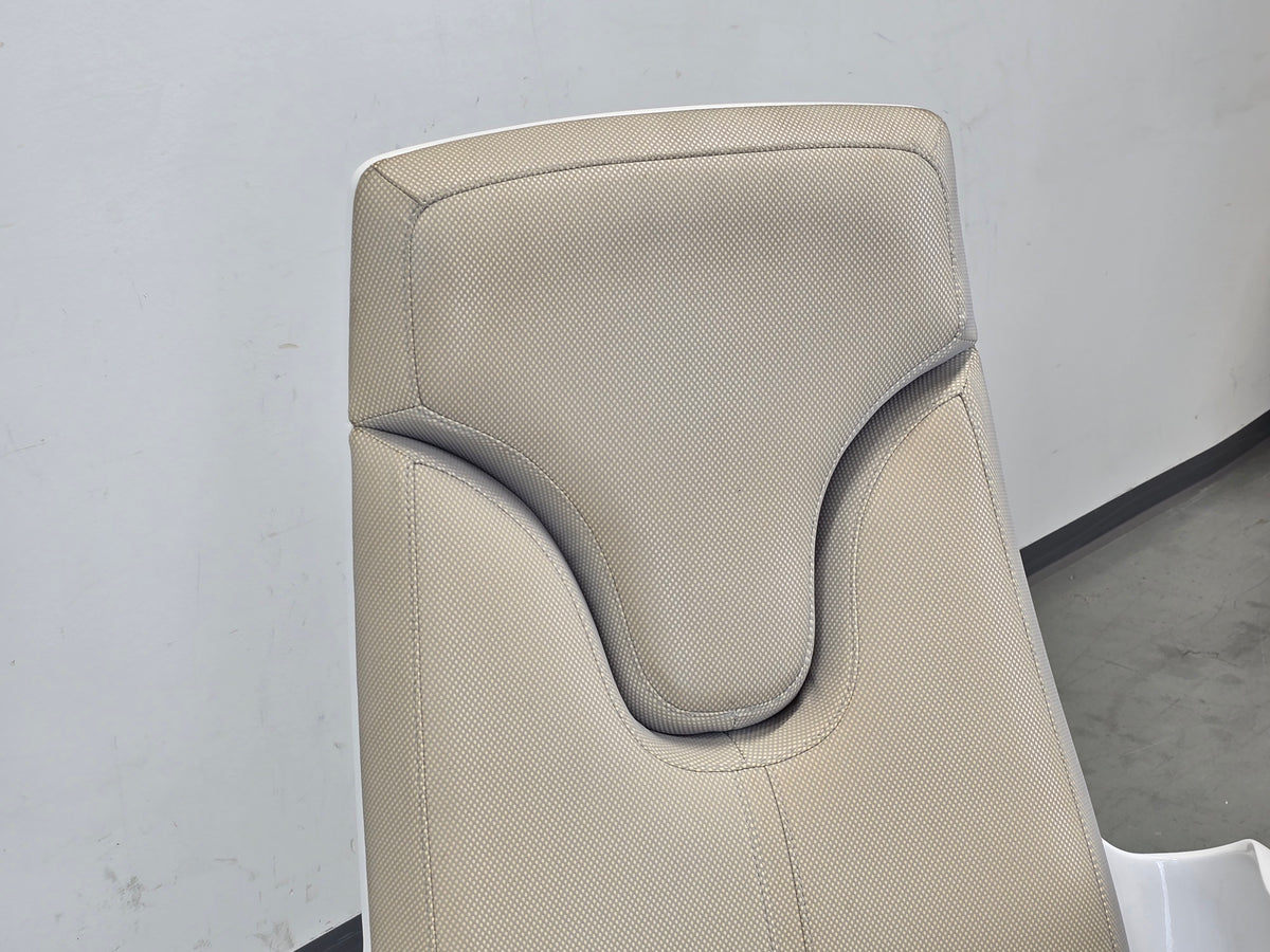STRESEMANN SESSEL Hocker Michael Neumayr Lounge Chair Kufen Chrom