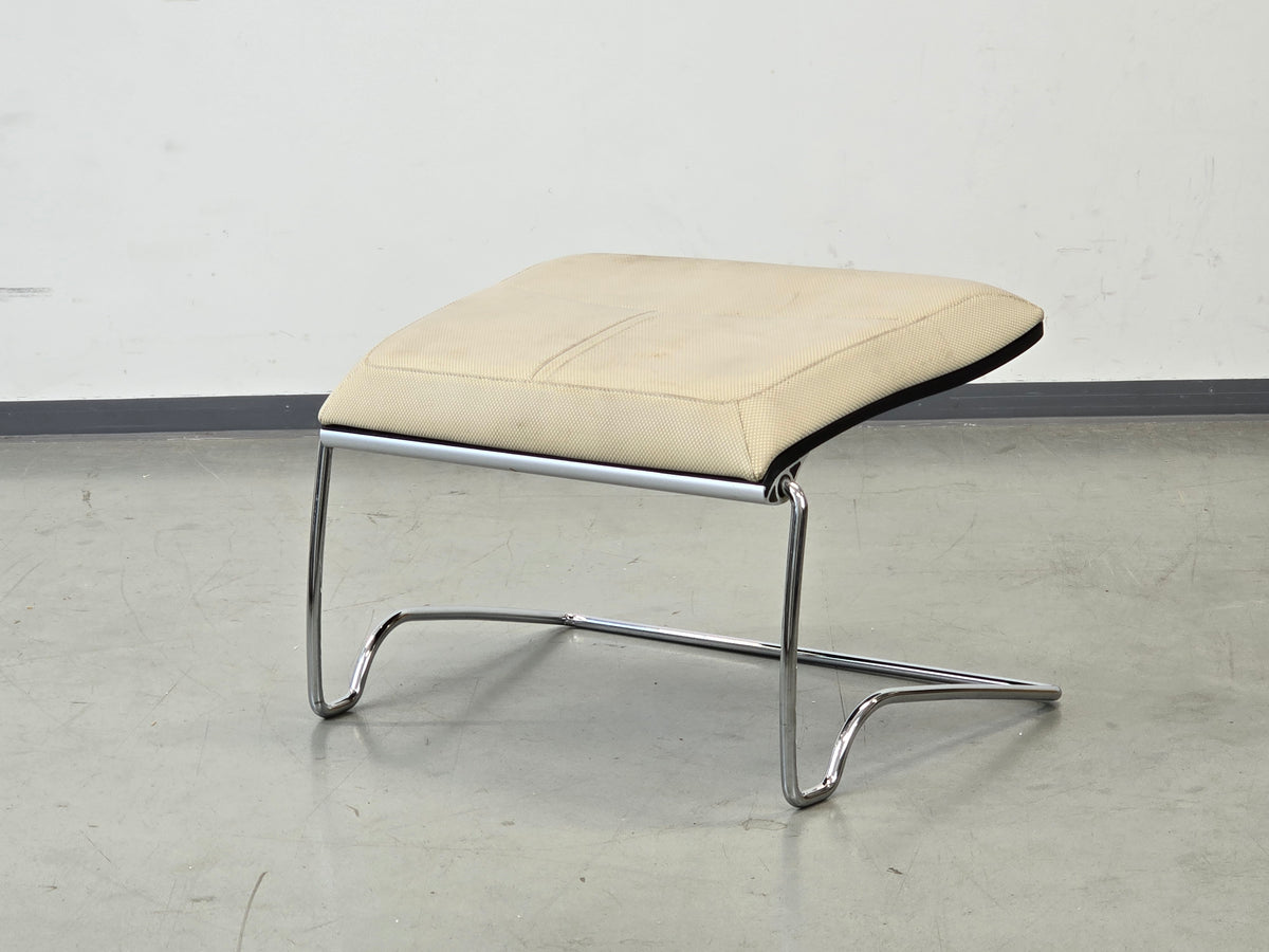 STRESEMANN SESSEL Hocker Michael Neumayr Lounge Chair Kufen Chrom