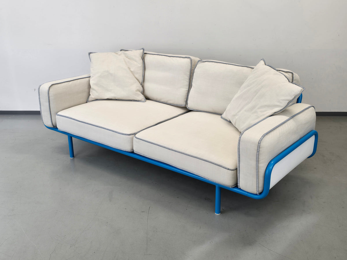 NIKE KARLSSON SOFA Vintage Ikea Blau Couch PS 2012 Designer Retro