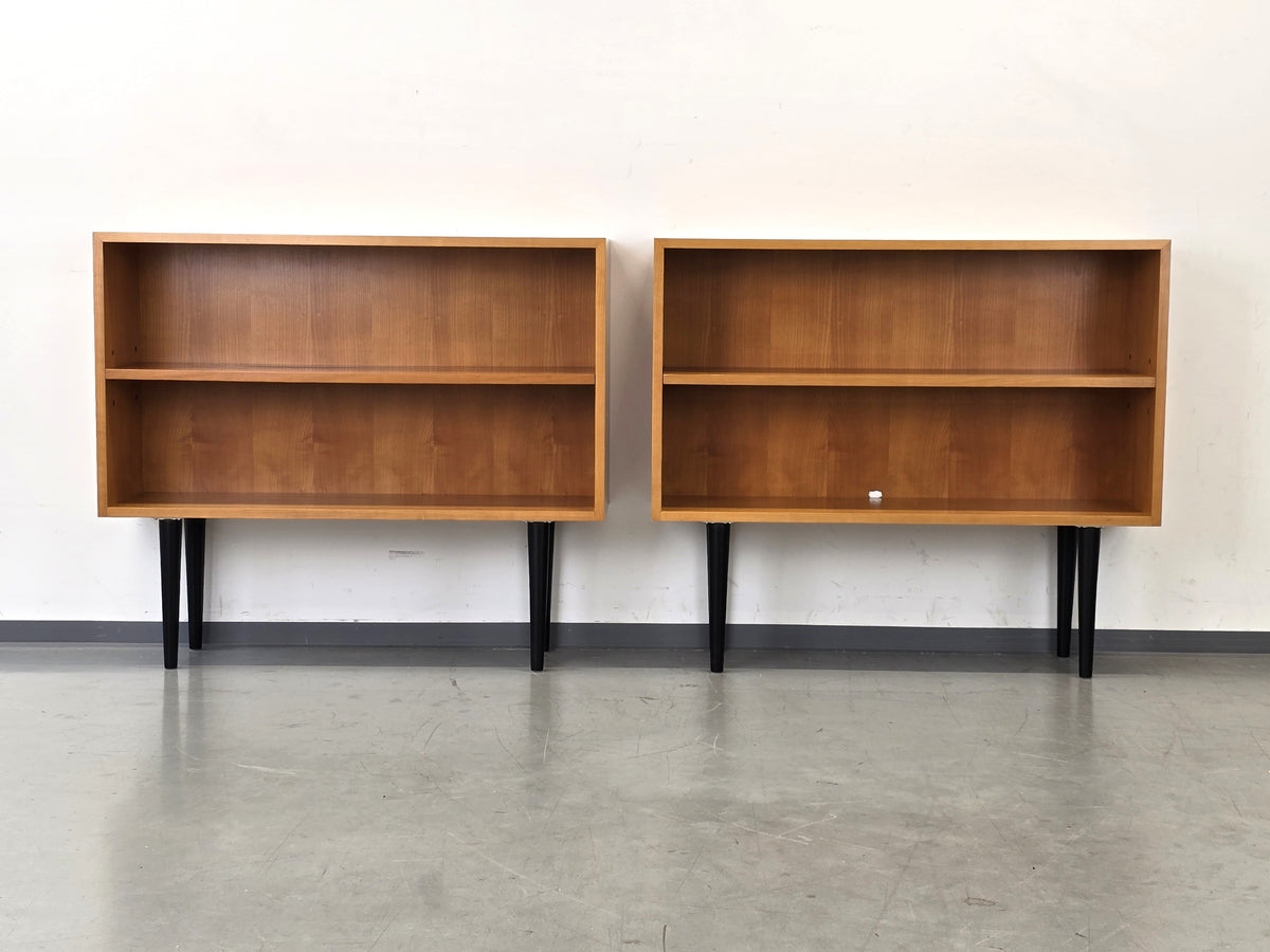 MID CENTURY REGAL Holz Kirschbaum Sideboard Bücher Büro Vintage