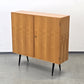 MID CENTURY KOMMODE Kirschbaum Sideboard Vintage Holz Retro 60s