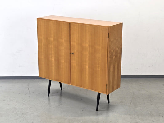 MID CENTURY KOMMODE Kirschbaum Sideboard Vintage Holz Retro 60s
