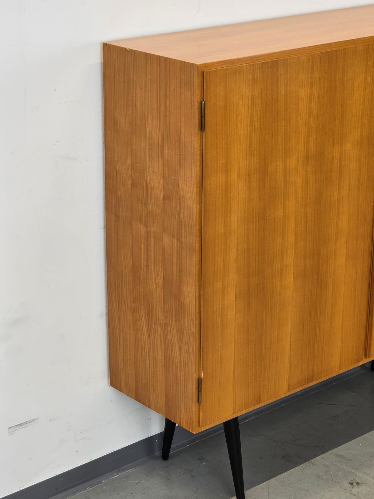 MID CENTURY KOMMODE Kirschbaum Sideboard Vintage Holz Retro 60s