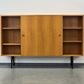 MID CENTURY SIDEBOARD Highboard Kommode Vintage Schiebetür 60s 1960er