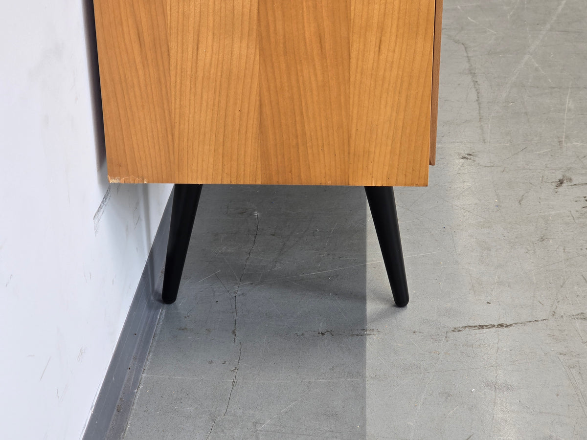 MID CENTURY SIDEBOARD Highboard Kommode Vintage Schiebetür 60s 1960er