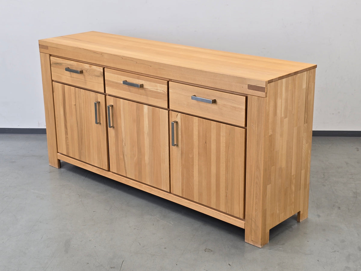 MASSIVHOLZ SIDEBOARD Buche Holz Kommode Vollholz Landhaus Edel