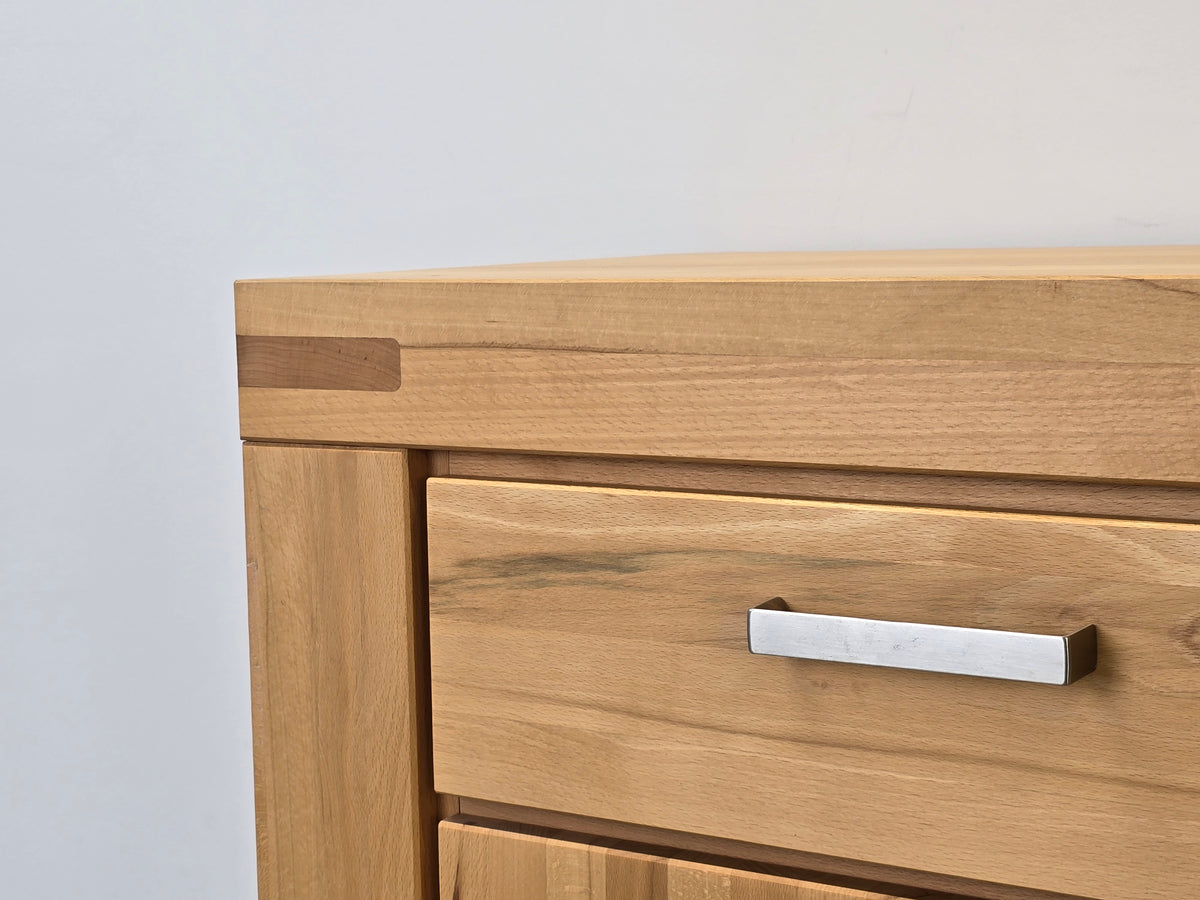 MASSIVHOLZ SIDEBOARD Buche Holz Kommode Vollholz Landhaus Edel