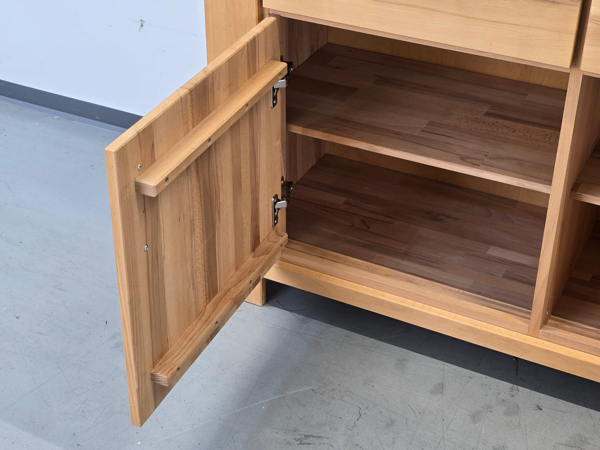 MASSIVHOLZ SIDEBOARD Buche Holz Kommode Vollholz Landhaus Edel