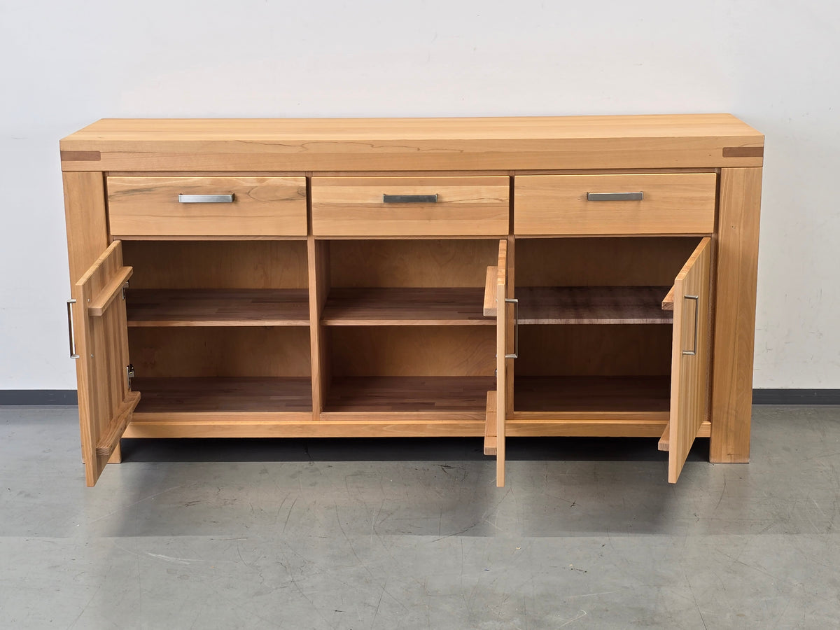 MASSIVHOLZ SIDEBOARD Buche Holz Kommode Vollholz Landhaus Edel