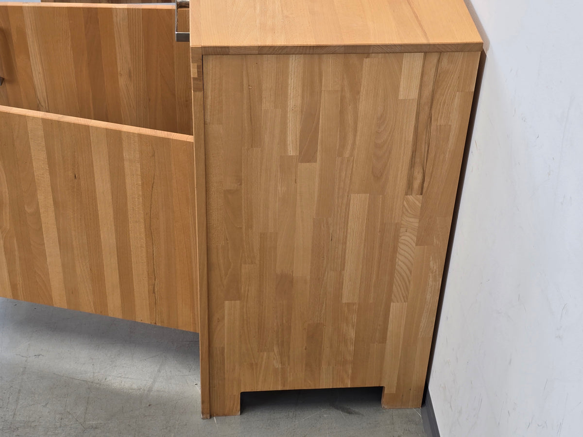 MASSIVHOLZ SIDEBOARD Buche Holz Kommode Vollholz Landhaus Edel