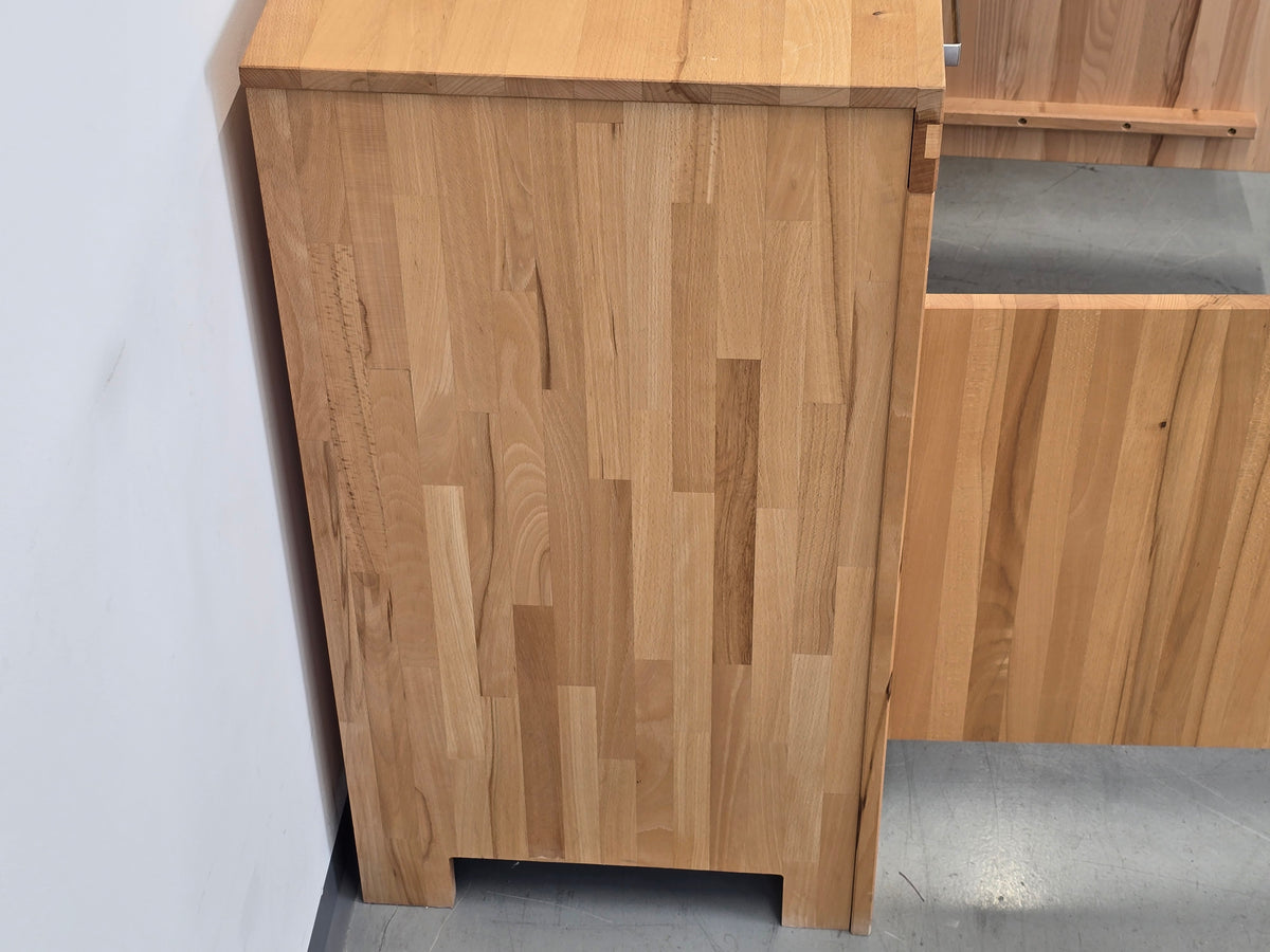 MASSIVHOLZ SIDEBOARD Buche Holz Kommode Vollholz Landhaus Edel