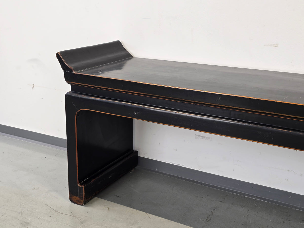 ANTIK LOWBOARD China Bank Holz Sitzbank Board Sideboard Vintage