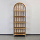MID CENTURY REGAL Vintage Bücher Rattan Boho 1960er Bücherregal