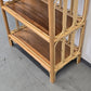 MID CENTURY REGAL Vintage Bücher Rattan Boho 1960er Bücherregal