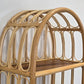 MID CENTURY REGAL Vintage Bücher Rattan Boho 1960er Bücherregal