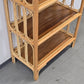 MID CENTURY REGAL Vintage Bücher Rattan Boho 1960er Bücherregal