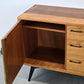 VINTAGE SIDEBOARD Holz Tv Low Board Kommode 1960er Retro Nussbaum
