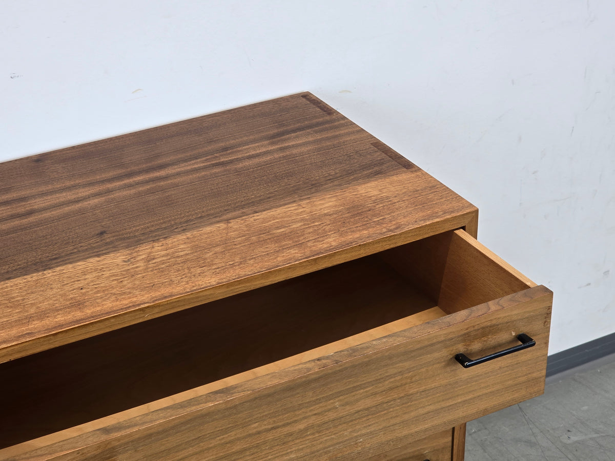 VINTAGE SIDEBOARD Holz Tv Low Board Kommode 1960er Retro Nussbaum