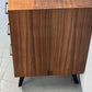 VINTAGE SIDEBOARD Holz Tv Low Board Kommode 1960er Retro Nussbaum