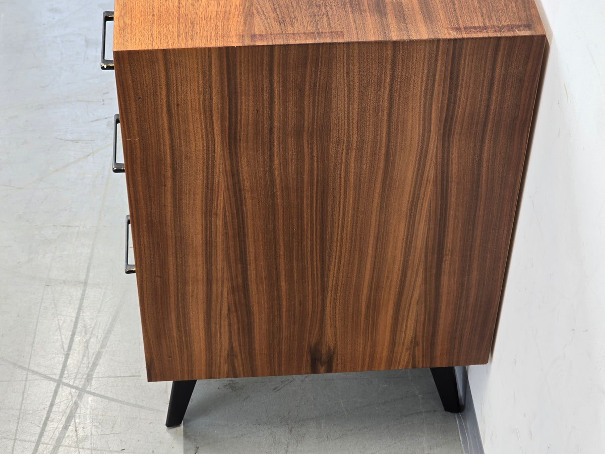 VINTAGE SIDEBOARD Holz Tv Low Board Kommode 1960er Retro Nussbaum