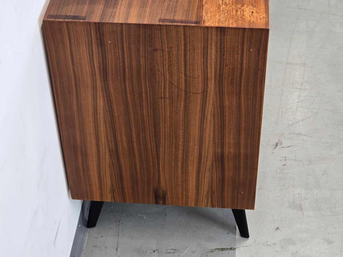 VINTAGE SIDEBOARD Holz Tv Low Board Kommode 1960er Retro Nussbaum