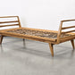 KNOLL ANTIMOTT SOFA Couch Holz Gestell Daybed Schlafsofa Vintage