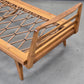 KNOLL ANTIMOTT SOFA Couch Holz Gestell Daybed Schlafsofa Vintage