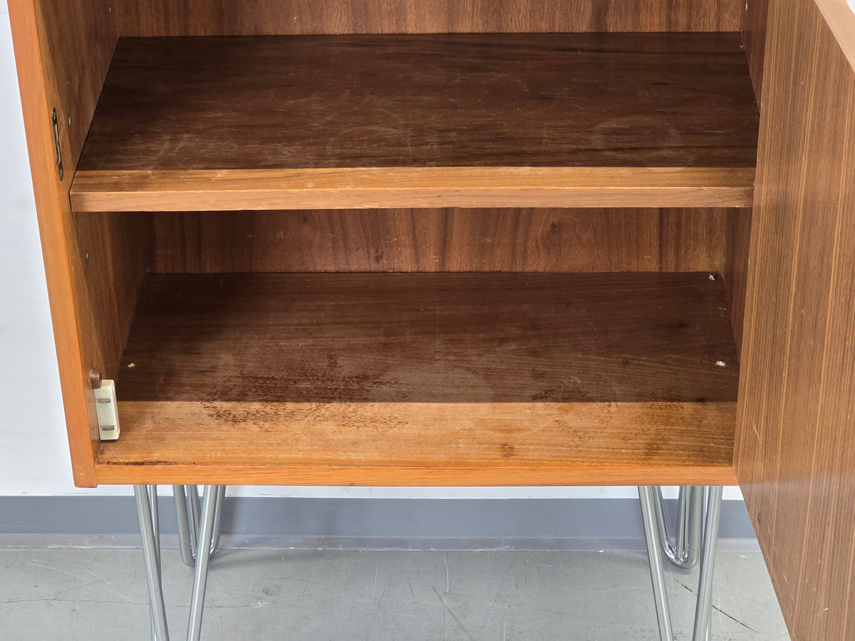 MID CENTURY Teak Kommode Schrank Hairpin Legs Vintage 60er Retro