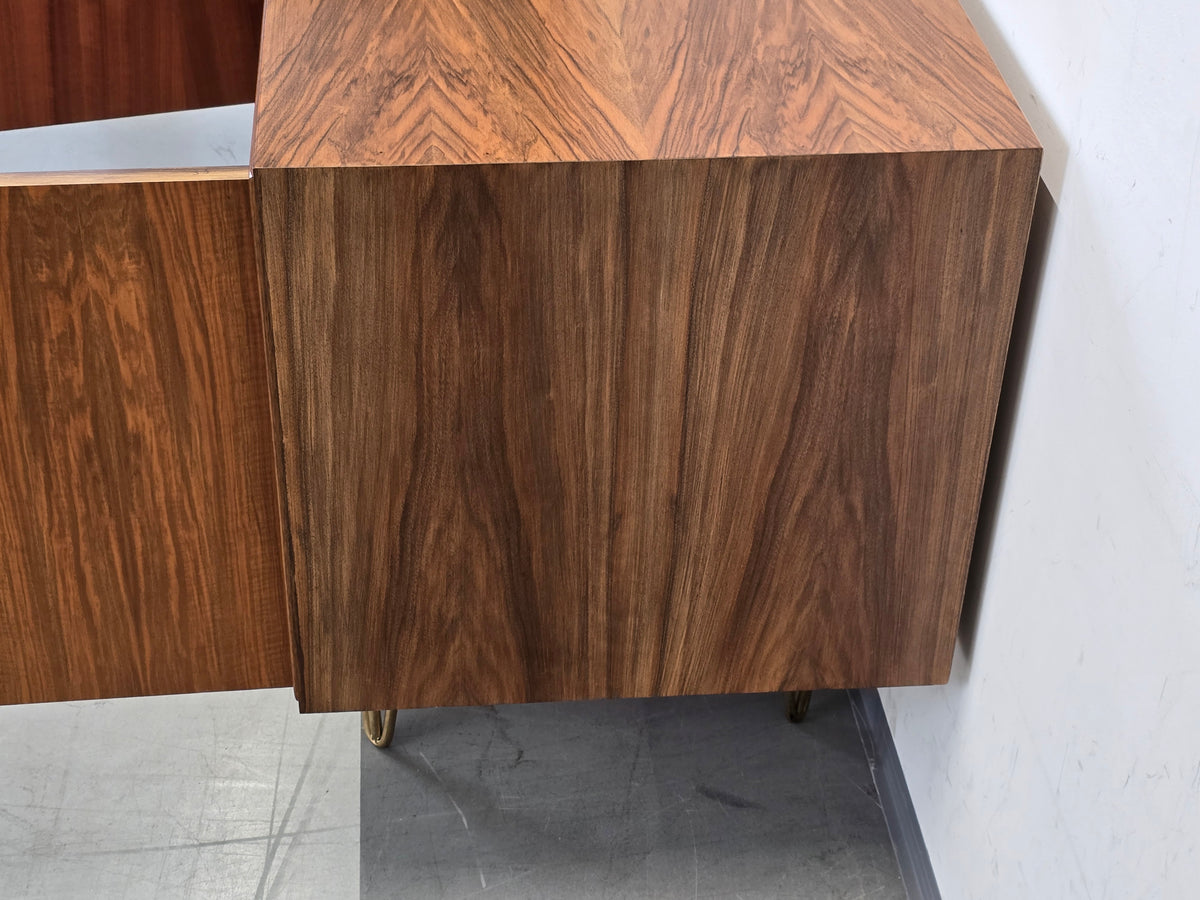 MID CENTURY Sideboard Nussbaum Hairpin Legs Kommode 60er Retro