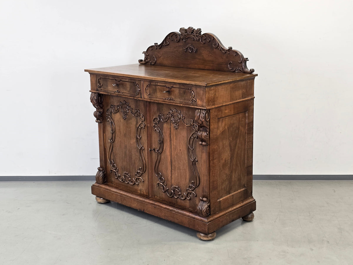 ANTIKE KOMMODE Anrichte Buffet Neorokoko Historismus Schrank Vintage