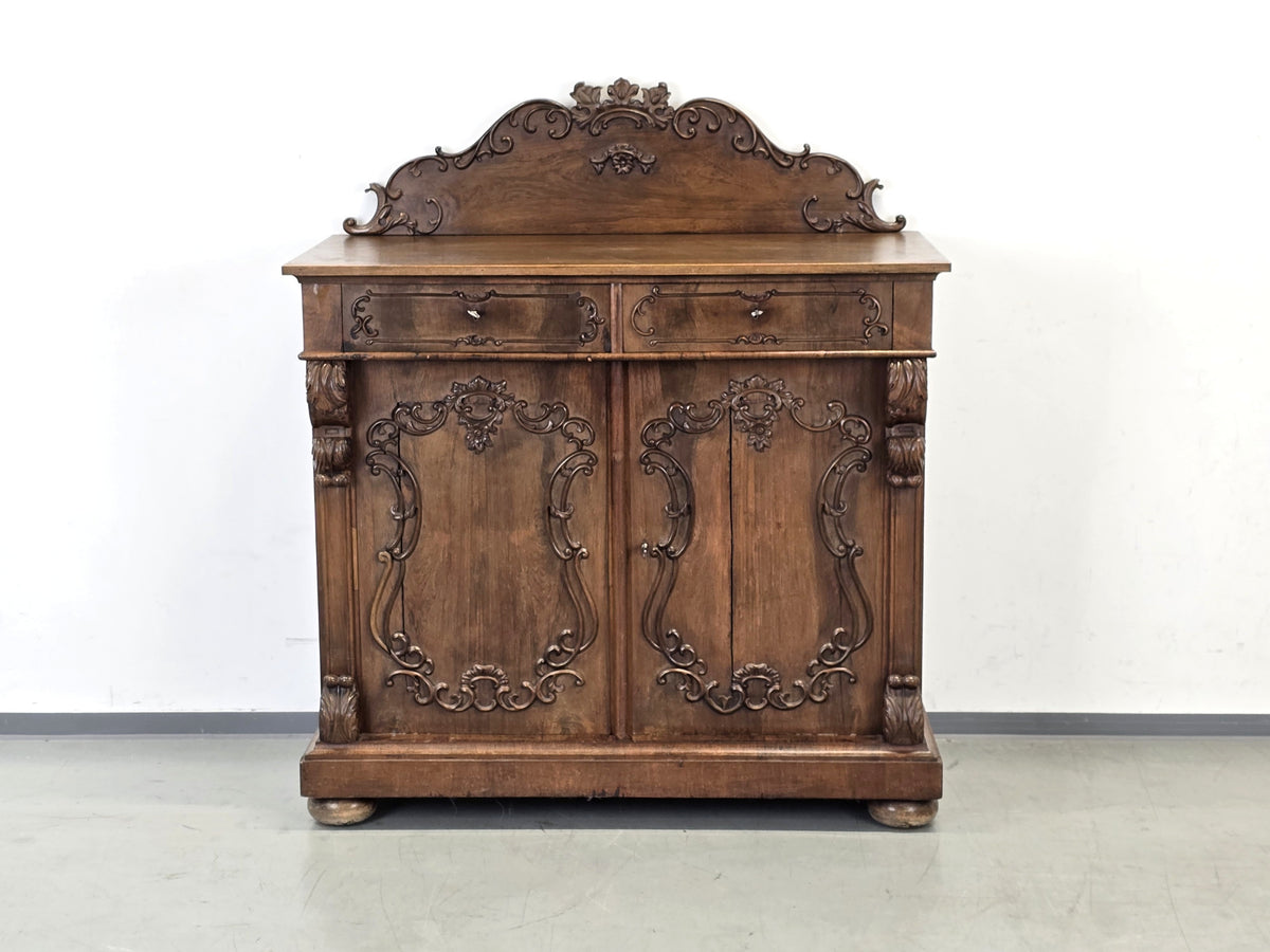ANTIKE KOMMODE Anrichte Buffet Neorokoko Historismus Schrank Vintage